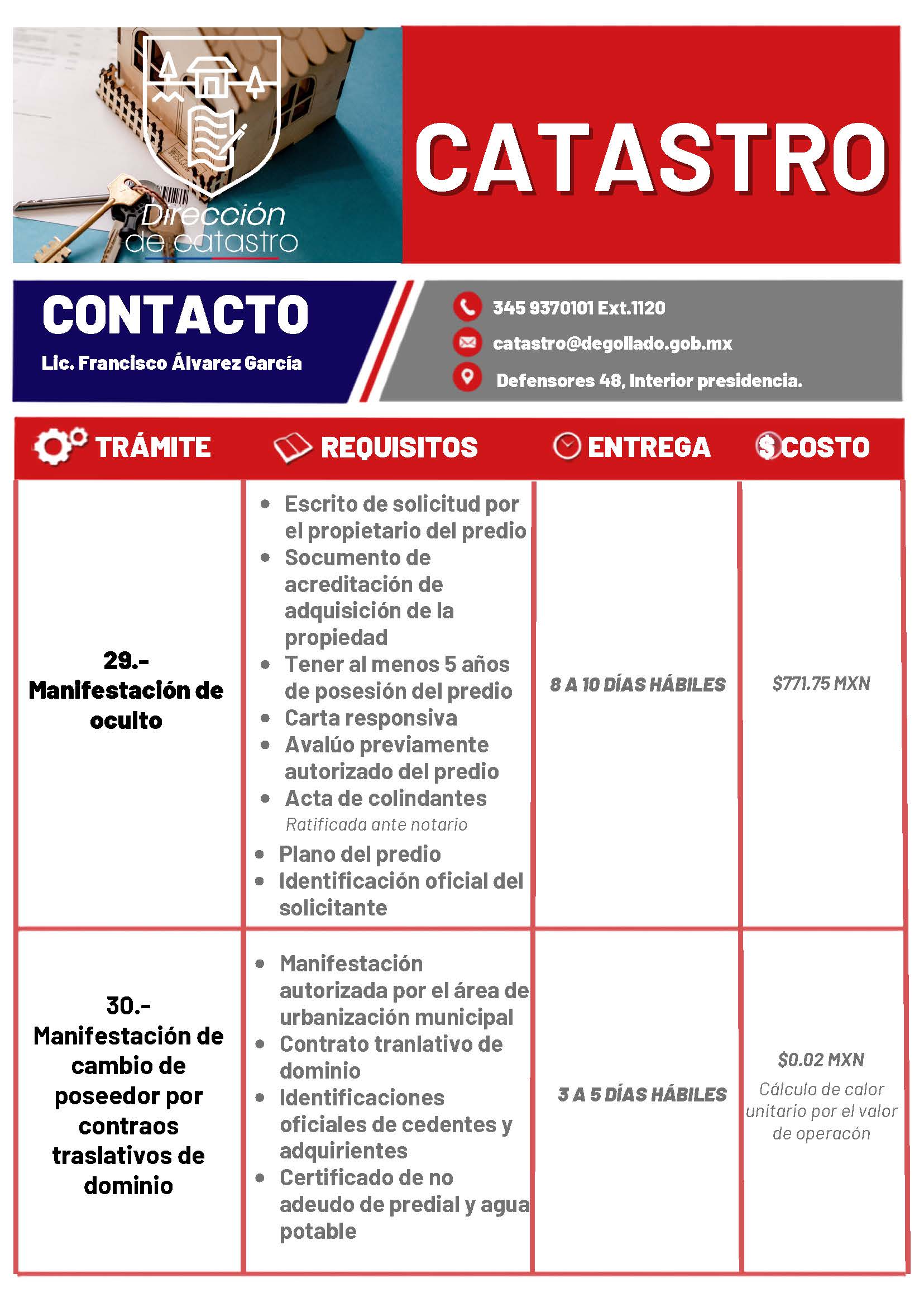 Trámite de Catastro 7