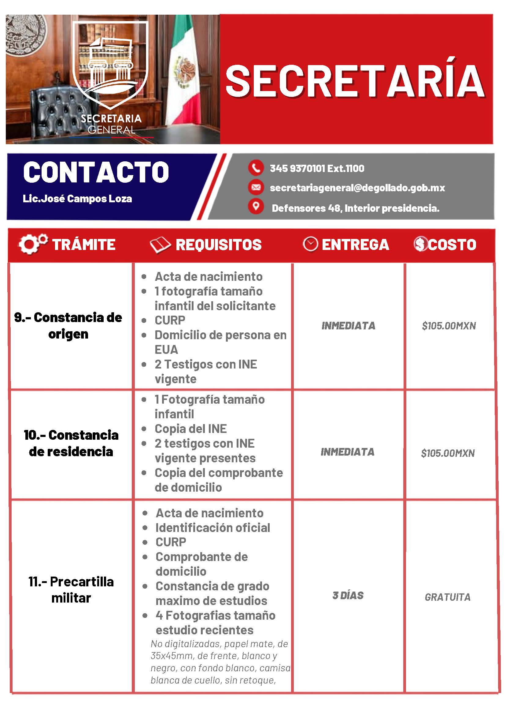 Trámite Secretaría