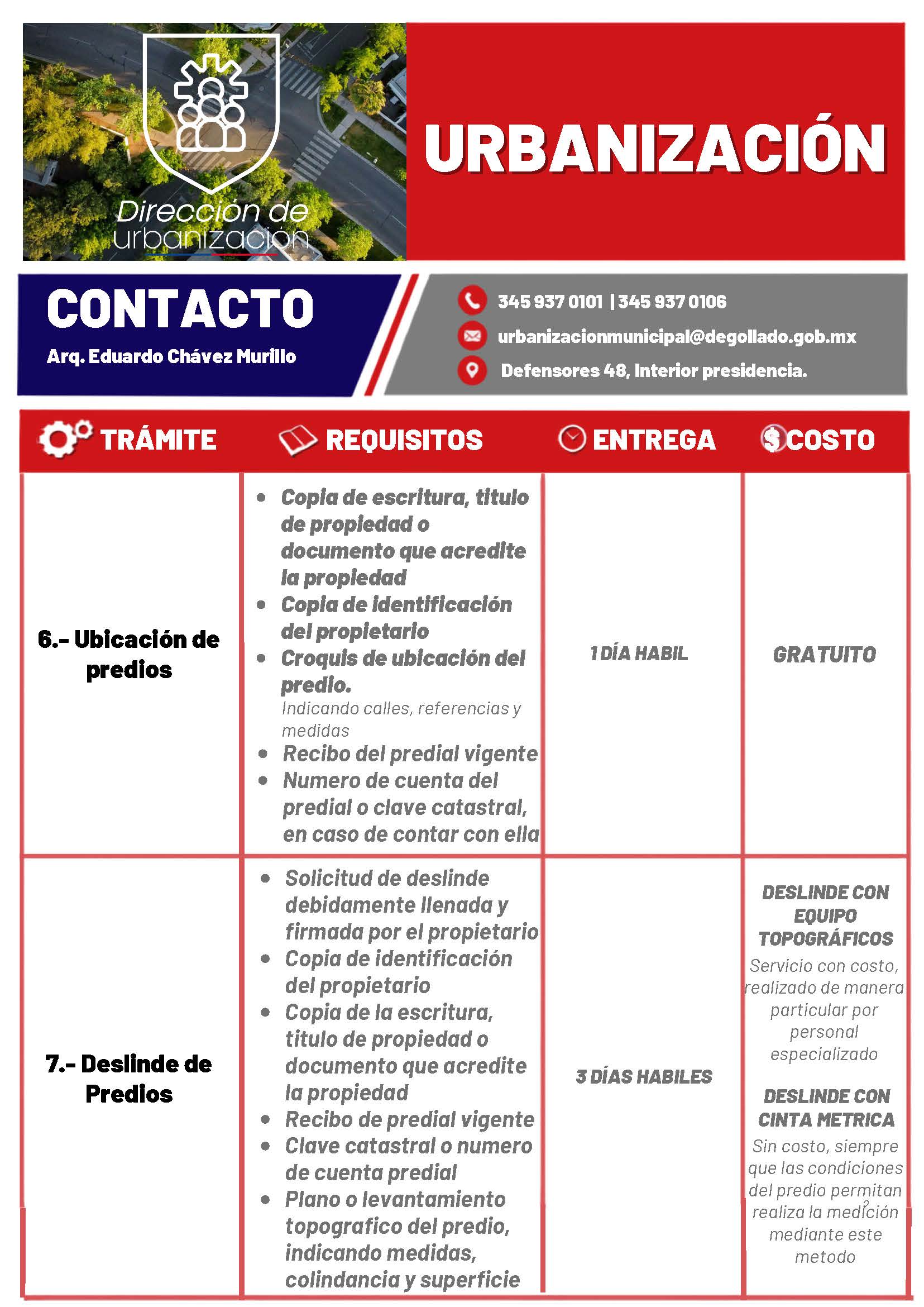 Trámite Urbanización