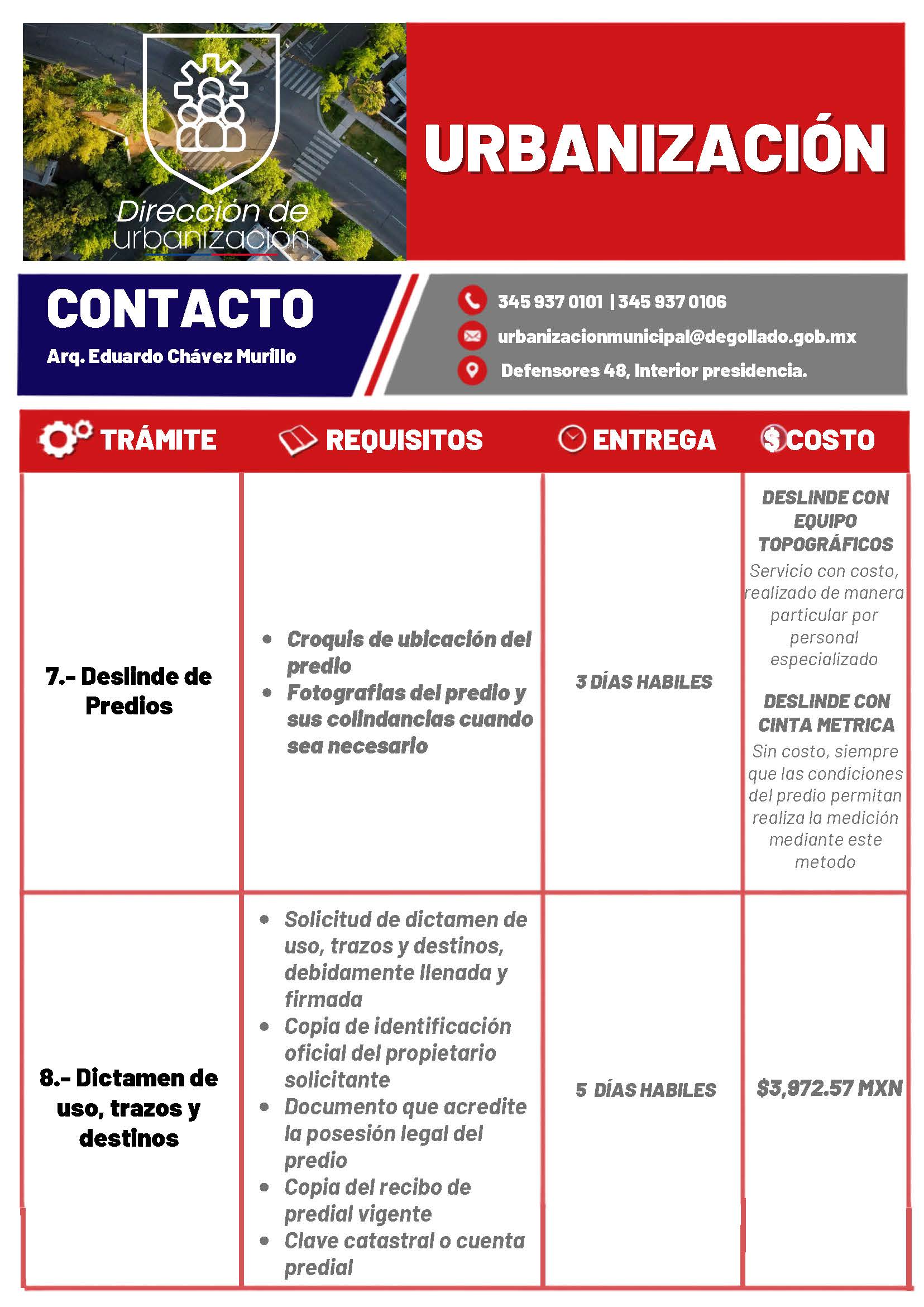 Trámite Urbanización